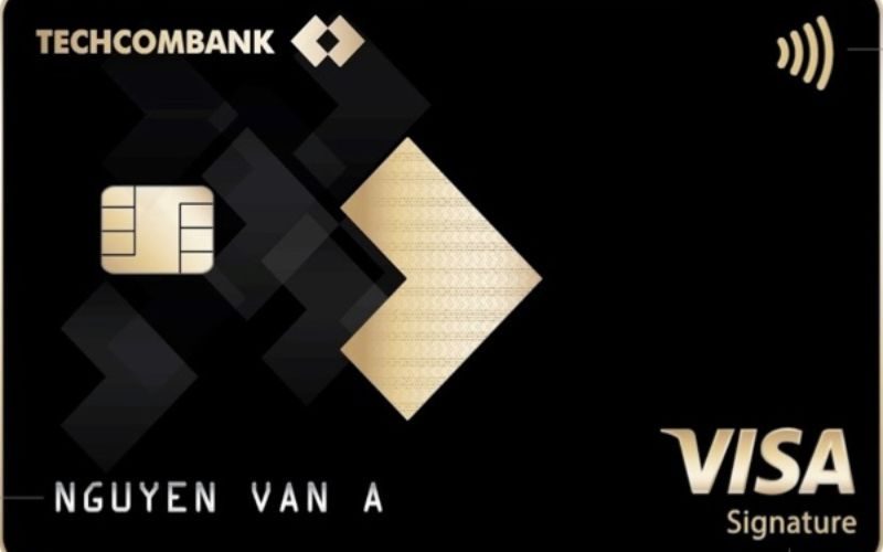Thẻ Đen Techcombank do ngân hàng Techcombank phát hành