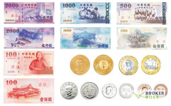 Các loại mệnh giá tiền Đài Loan (TWD)