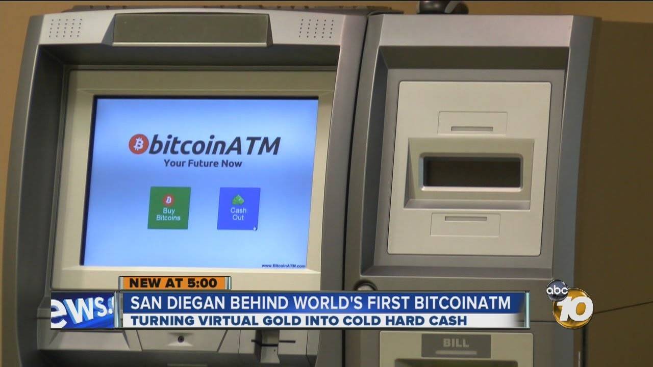 Máy ATM Bitcoin đầu tiên