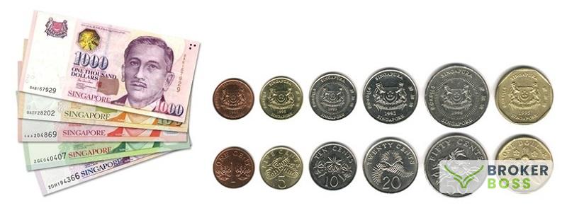 Các loại mệnh giá tiền Singapore hiện hành