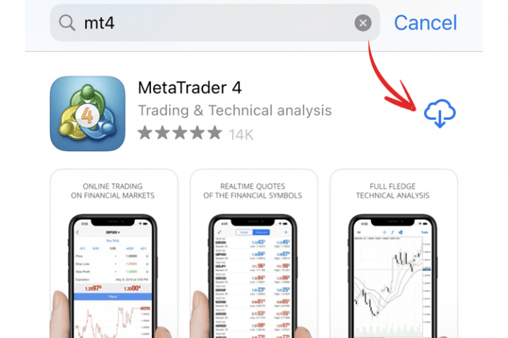 MetaTrader 4 cho iOS (iPhone, iPad)