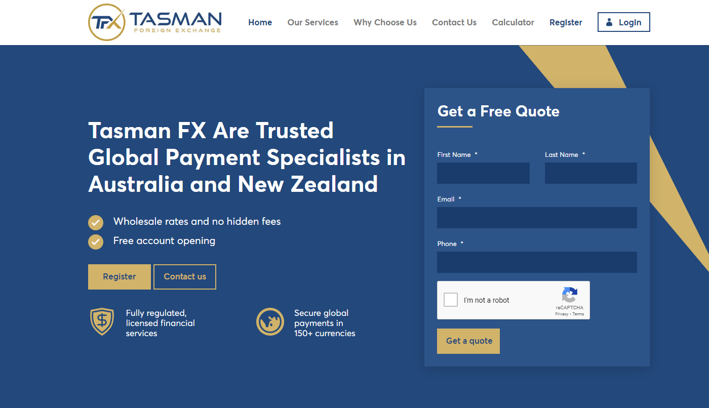 Tổng quan chung về Tasman FX
